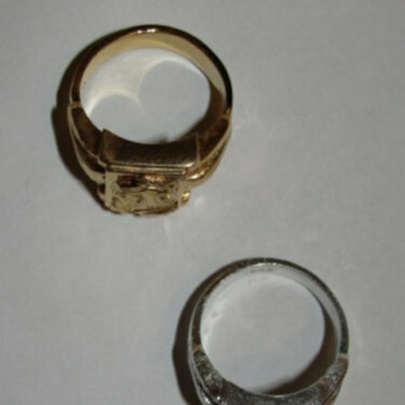 Sterling Silver Small Rectangular Perseus Cameo Pi - Picture 3 of 7